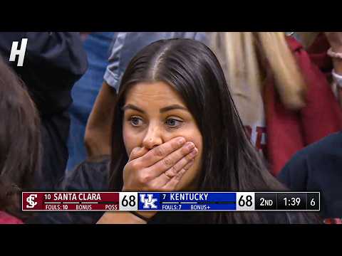 Santa Clara vs Kentucky ENDING 😱 LAST SECOND SHOT Sends It to OT 🔥