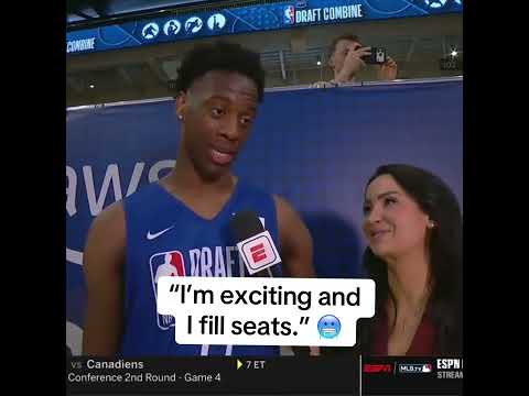 AJ Dybantsa on why he should go No. 1 in the NBA Draft 🗣️
