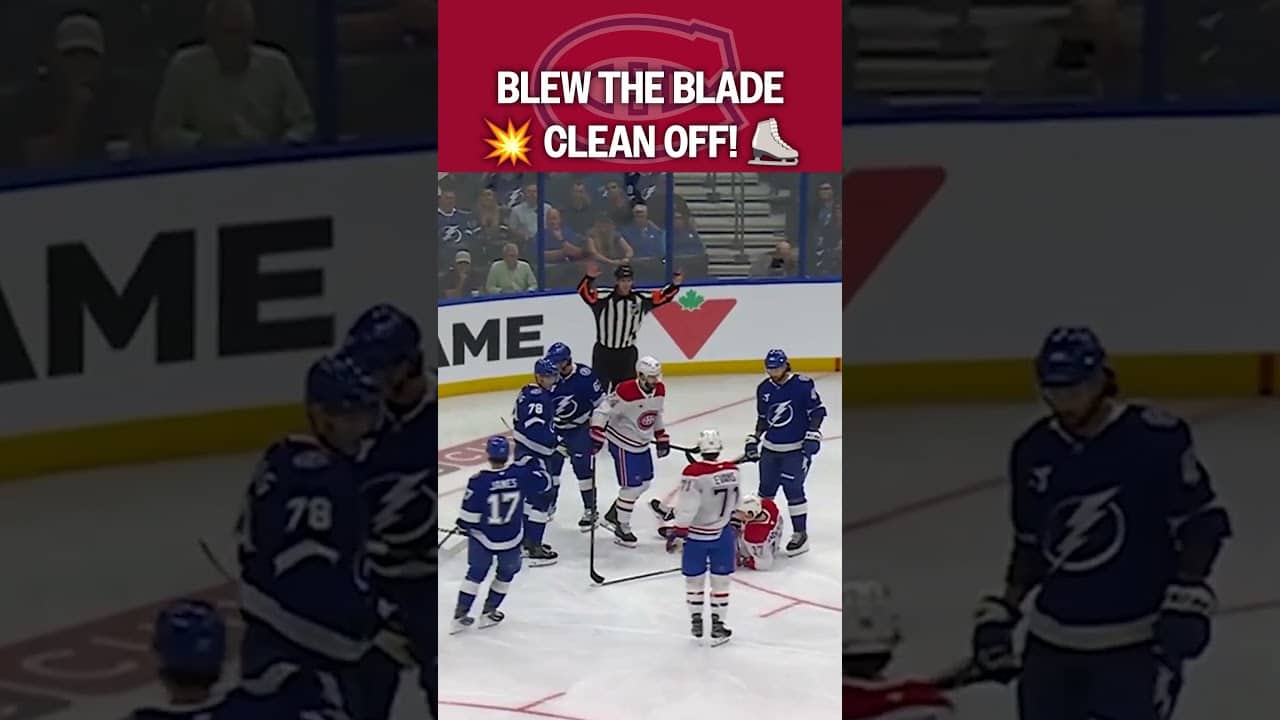 OBLITERATES a skate blade 🫨