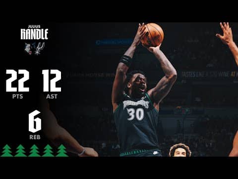 Julius Randle DOUBLE-DOUBLE Vs. Spurs | 11.30.25