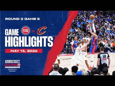 Detroit Pistons vs. Cleveland Cavaliers | ROUND 2 GAME 5 HIGHLIGHTS | 05.13.26