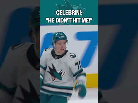 Celebrini’s a real one for this 💯