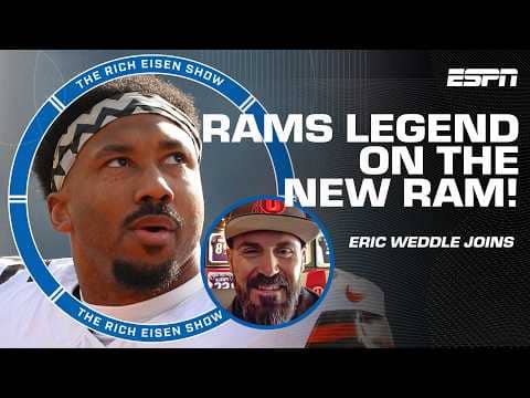 Eric Weddle's INSTANT REACTION to his Rams acquiring Myles Garrett šæ | The Rich Eisen Show