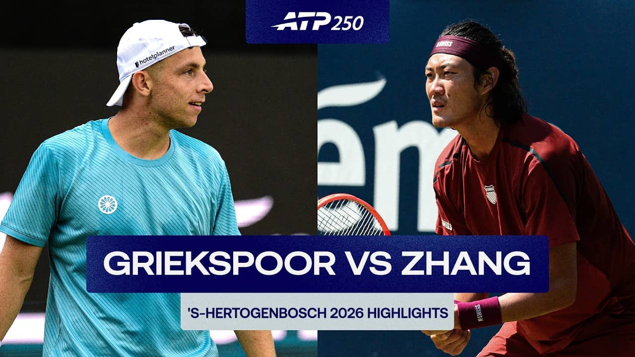 Tallon Griekspoor vs. Zhizhen Zhang Highlights | ‘s-Hertogenbosch 2026 Round 2