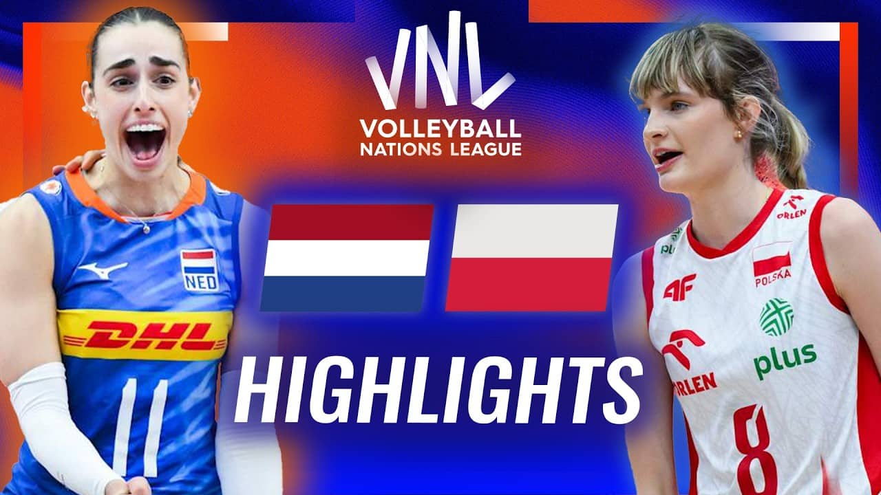 Netherlands 🇳🇱 vs. Poland 🇵🇱 - Highlights | Week 2 | Women's VNL 2026