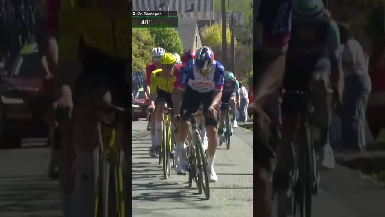 Frustration for Remco Evenepoel!