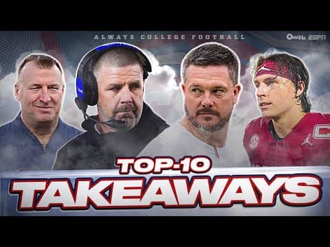 McElroy’s Top 10 Takeaways from Week 2! | Always College Football