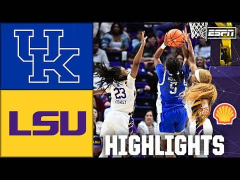 GAME WINNER 🚨 Kentucky Wildcats vs. LSU Tigers | Full Game Highlights | ESPN College Basketball
