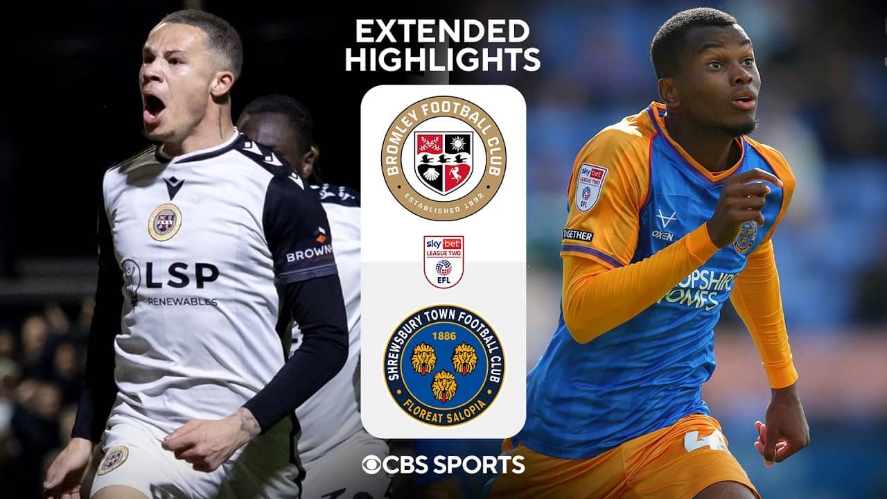 Bromley vs. Shrewsbury Town: Extended Highlights | EFL League Two | CBS Sports Golazo