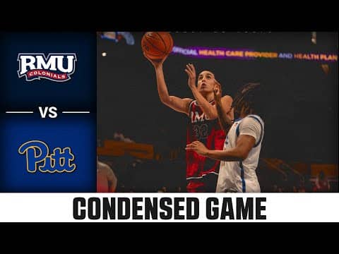 Robert Morris vs. Pitt Condensed Game | 2025-26 ACC Women's Basketball