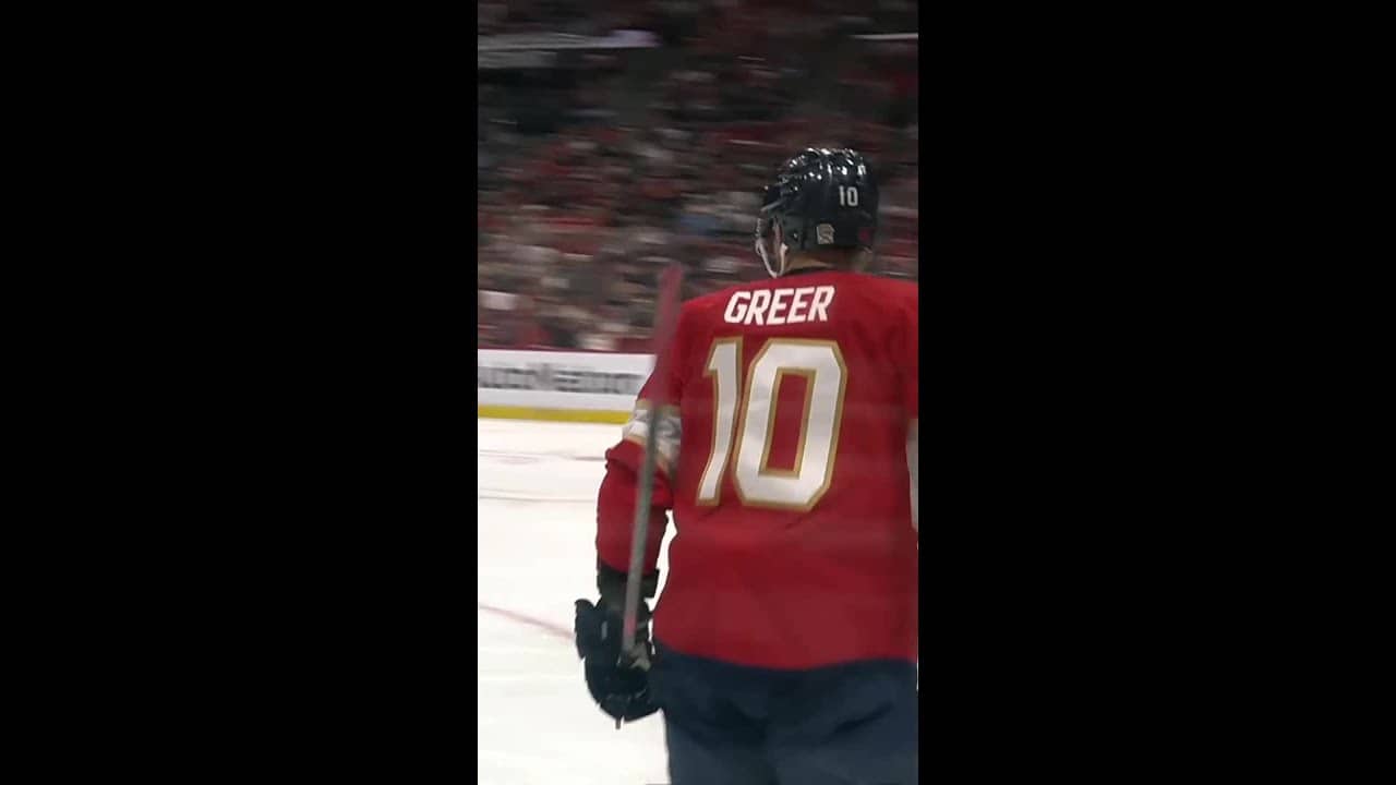 A.J. Greer with a Powerplay Goal vs. Detroit Red Wings