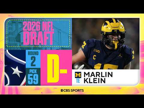 Texans select Marlin Klein in Second Round | 2026 NFL Draft Grades & Reaction