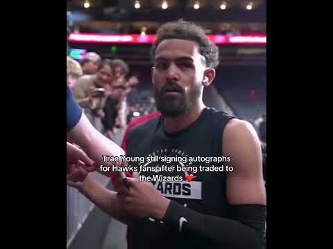 Trae showing love to the Atlanta fans ❤️