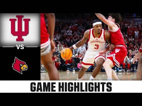 Indiana vs. Louisville Game Highlights | 2025-26 Men's Basketball