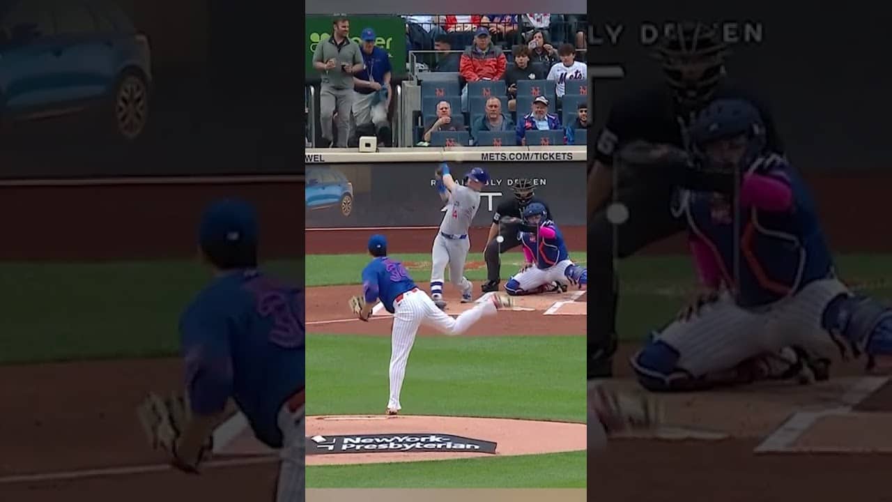 Kodai Senga strikes out Pete Crow-Armstrong 🔥 #baseball #newyork #chicago #japan #sports