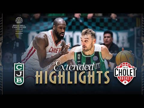 Joventut Badalona v Cholet Basket | Full Game Highlights | #BasketballCL 2025-26