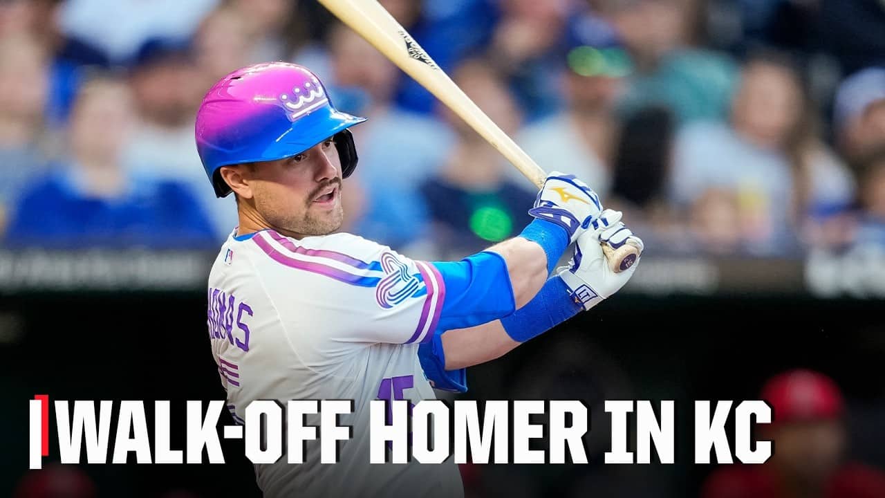CLUTCH FINISH IN KC 🔥 Royals walk-off Angels in extras | ESPN MLB