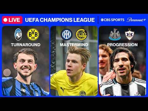 UEFA Champions League 24/7 ⭐ | Playoffs: Atalanta, Bodø & MORE | Saturday 2/28 | CBS Sports Golazo