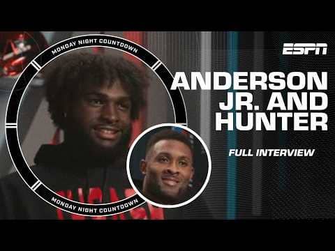 Texans DEs Will Anderson Jr. & Danielle Hunter EXCLUSIVE PLAYOFFS INTERVIEW | Monday Night Countdown