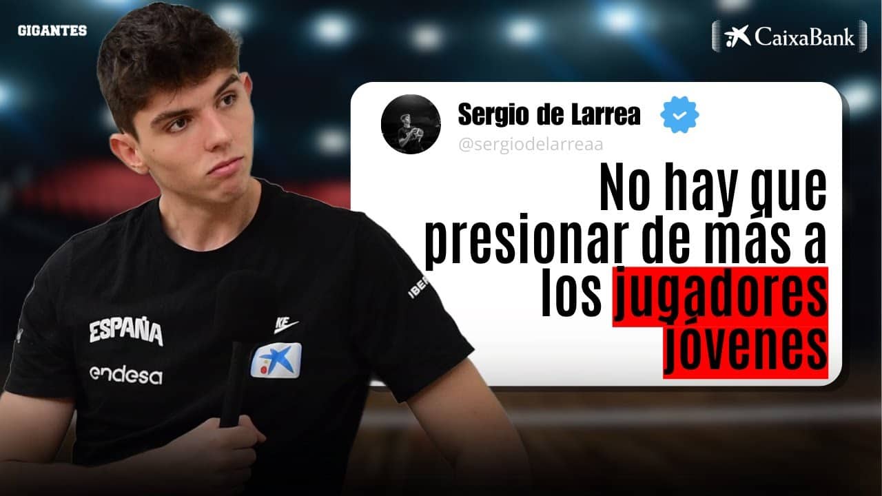 ¿EL FUTURO DE ESPAÑA? ¿PRESIÓN? SERGIO DE LARREA EN SU DEBUT EN EL EUROBASKET 2025