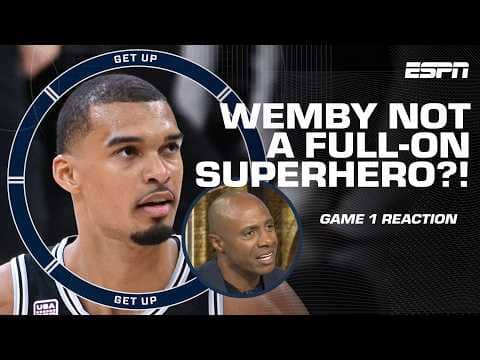 Is Victor Wembanyama MISSING part of his game?! 👀 J-Will POSES the question after Game 1 | Get Up