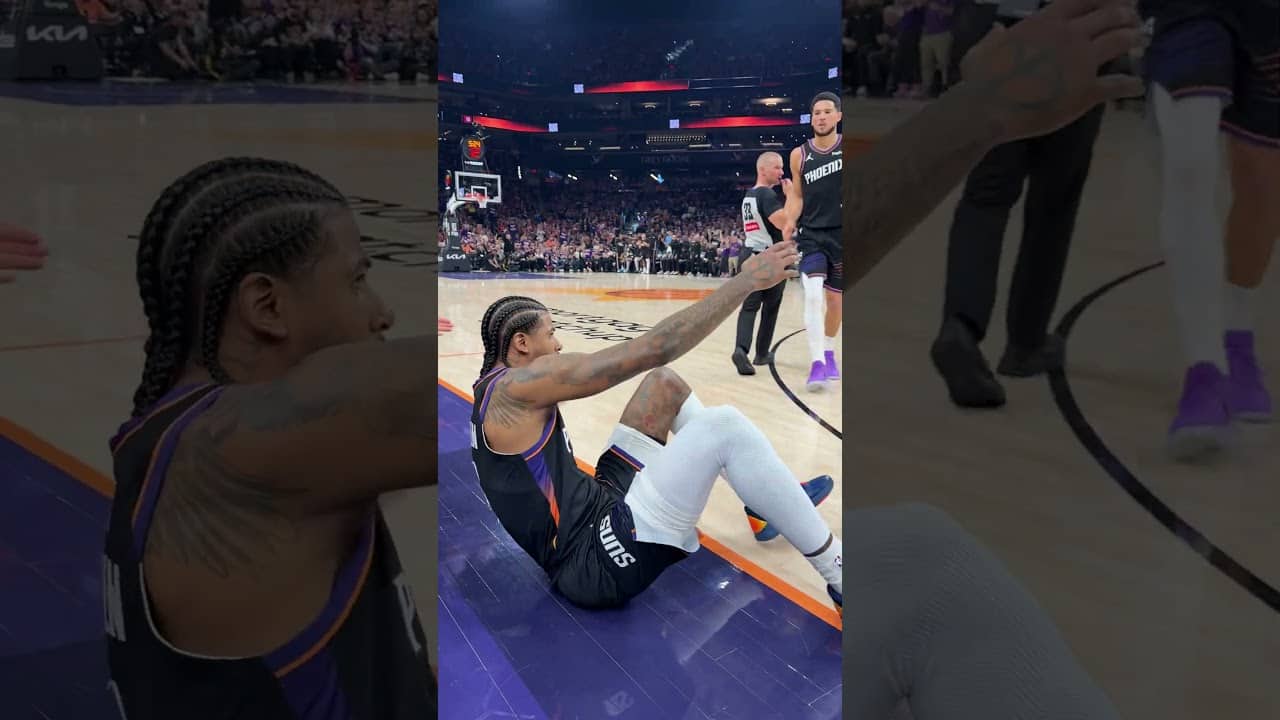JALEN GREEN FOUR-POINT PLAY 🔋 #shorts | Phoenix Suns