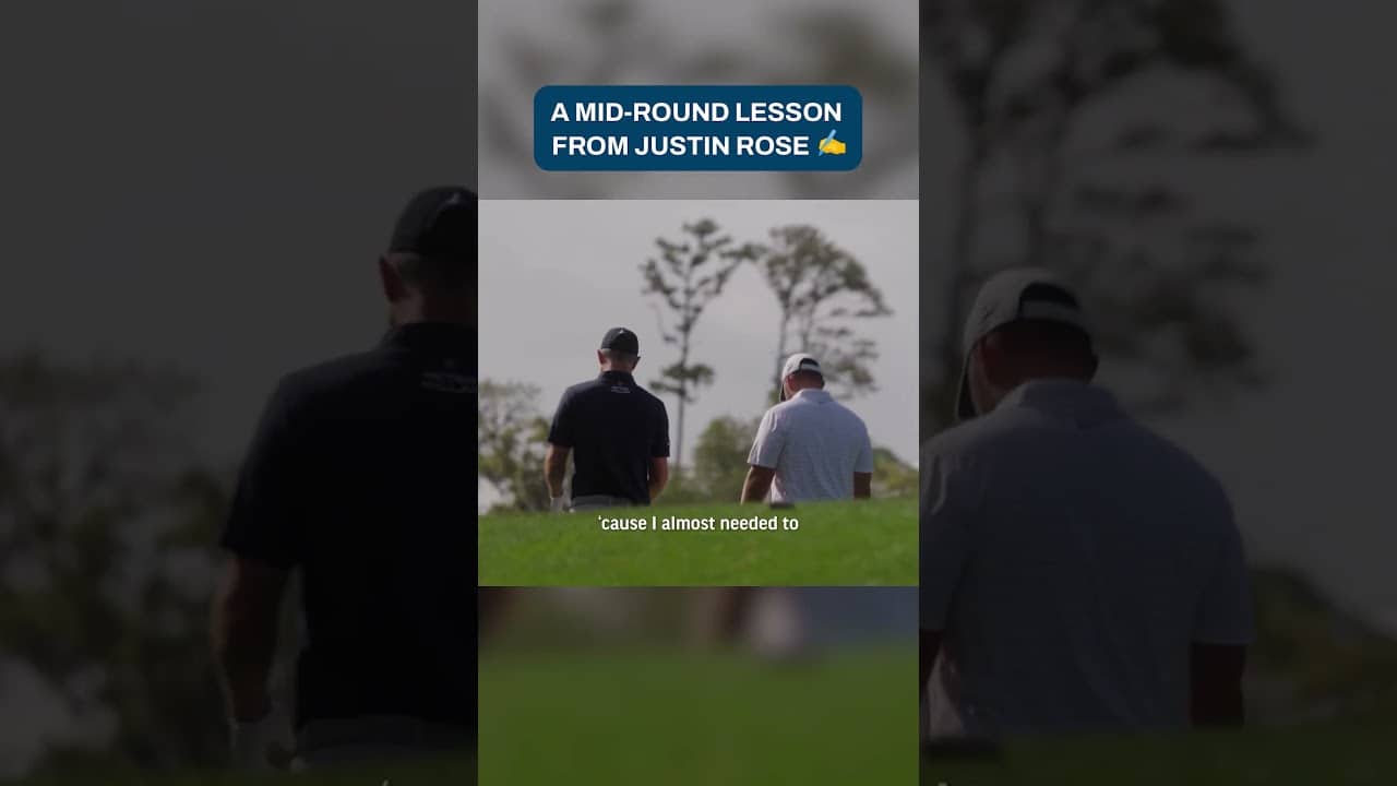Chris Gotterup soaking up ALL his time with Justin Rose