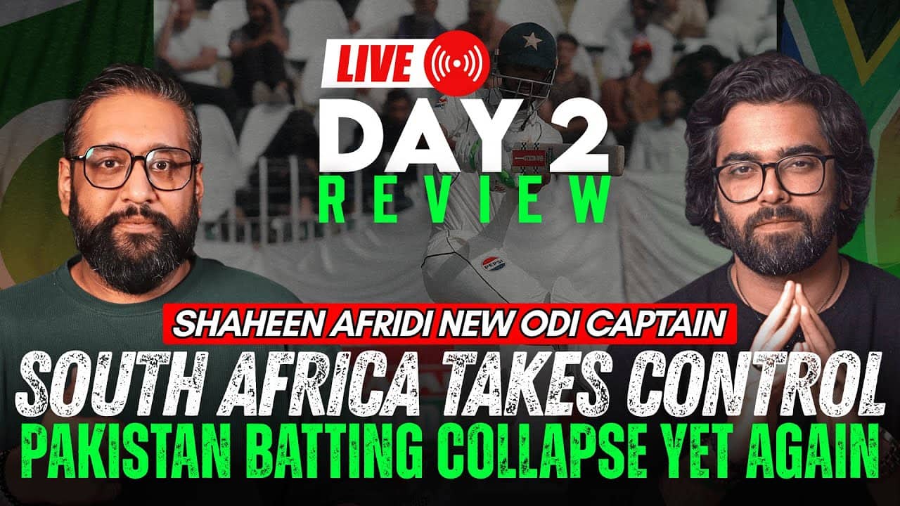 🔴LIVE Pakistan vs South Africa | 2nd Test Day 2 Review