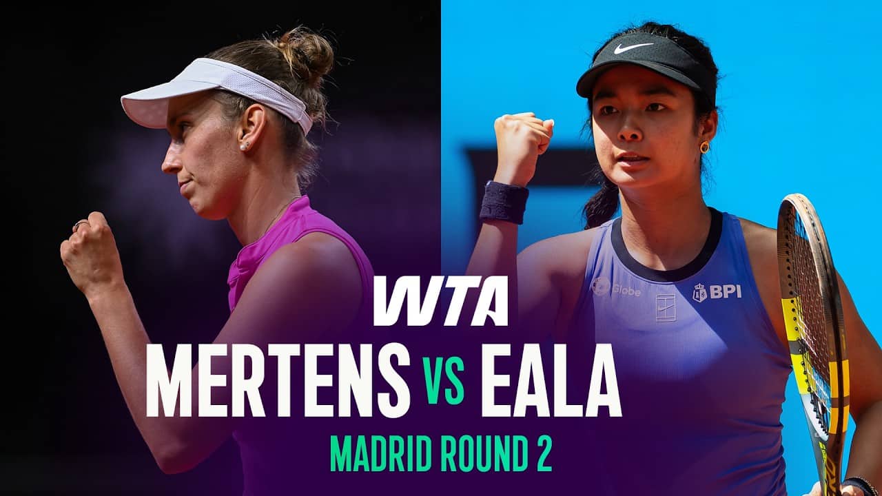 Elise Mertens vs. Alexandra Eala | 2026 Madrid Round 2 | WTA Match Highlights