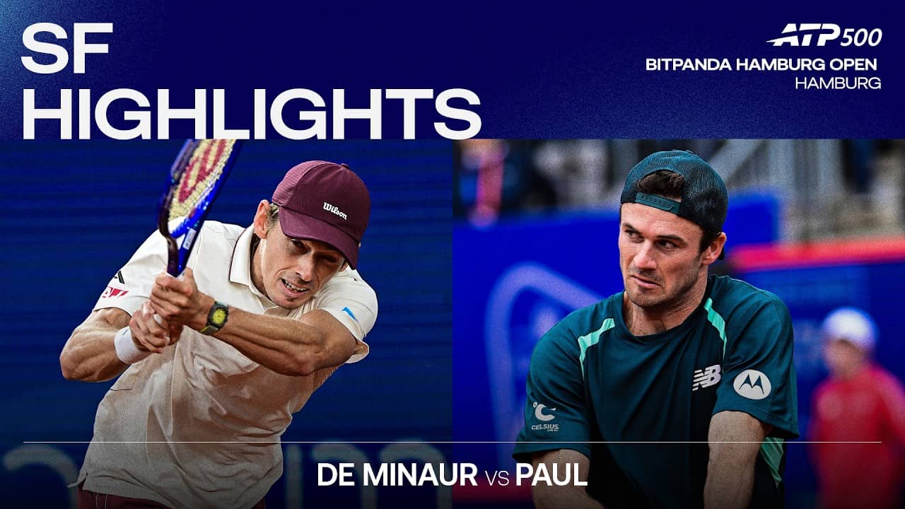 Alex de Minaur vs Tommy Paul Highlights | Hamburg 2026 Semi-final