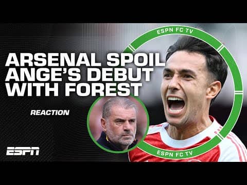 Arsenal get 'FEEL GOOD' win over Nottingham Forest 🗣️ 'A great day for them!' - Onuoha | ESPN FC