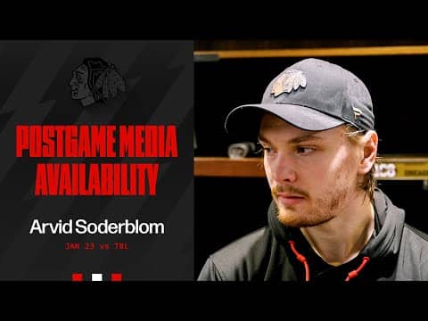 "Obviously not enough." | Arvid Soderblom Postgame 1.23.26
