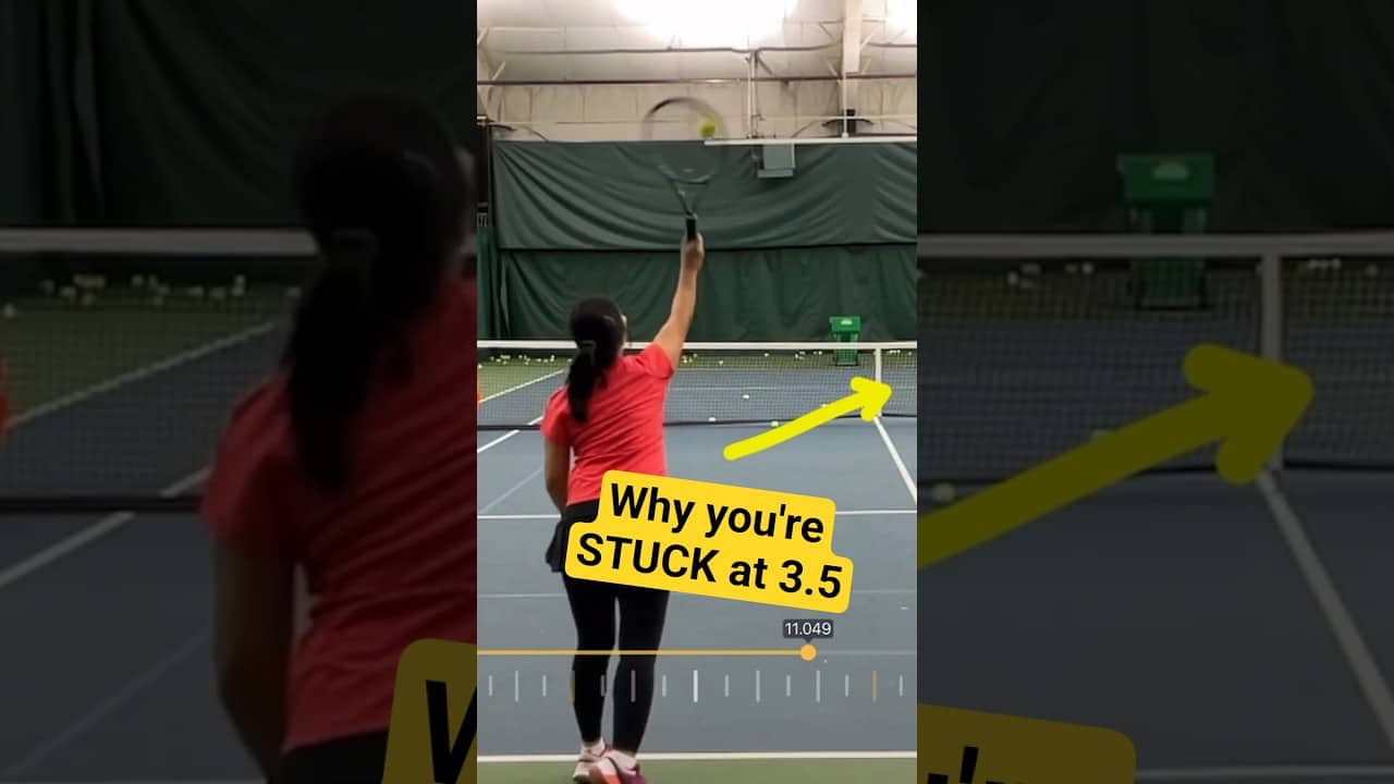 Serving like this = STUCK at 3.5