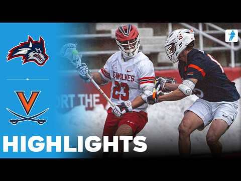 Stony Brook vs Virginia | NCAA College Lacrosse | Highlights - February 21, 2026