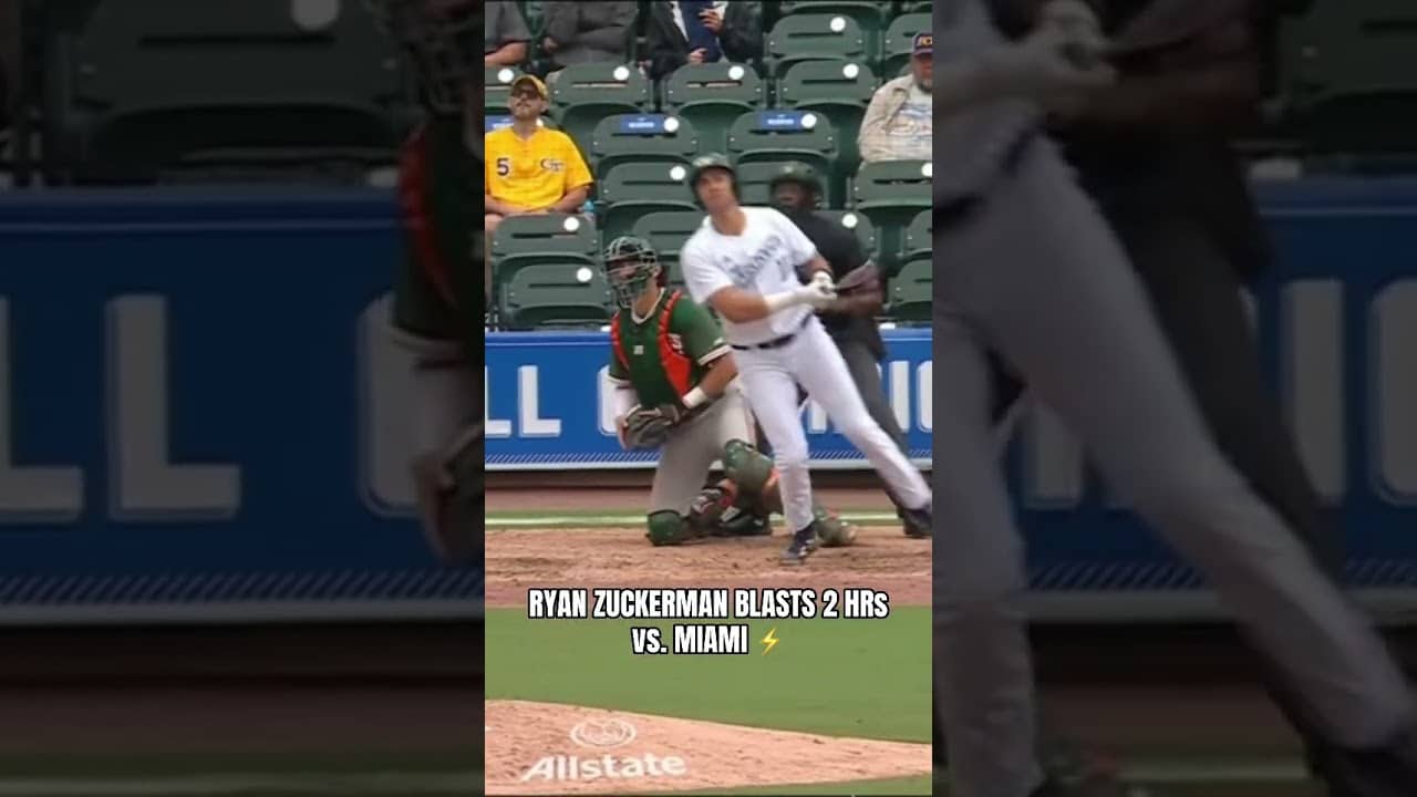 Going yard twice to send Georgia Tech to the ACC Championship 👏 #georgiatech #collegebaseball
