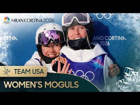 Liz Lemley, Jaelin Kauf claim GOLD AND SILVER in moguls final | Winter Olympics 2026 | NBC Sports