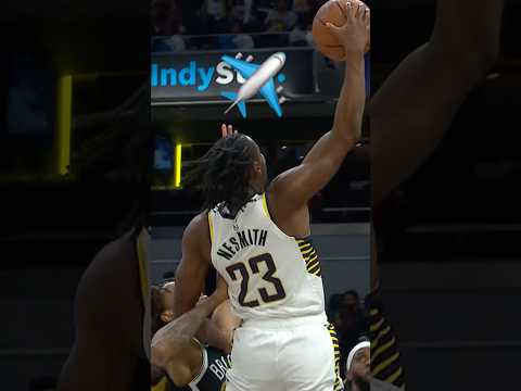 Aaron Nesmith takes off for the emphatic slam!