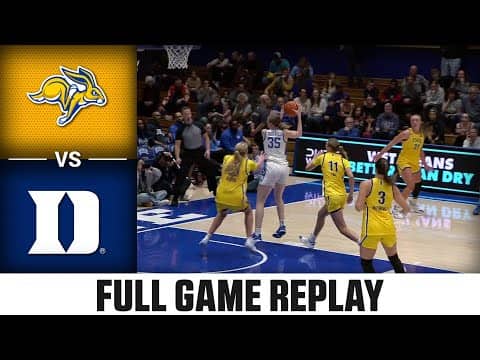 South Dakota State vs Duke Full Game Replay | 2025-26 ACC Women's Basketball