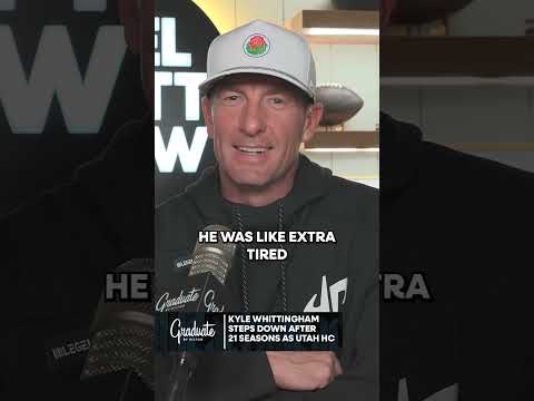 Kyle Whittingham steps down as Utah's head coach #utah #KyleWhittingham