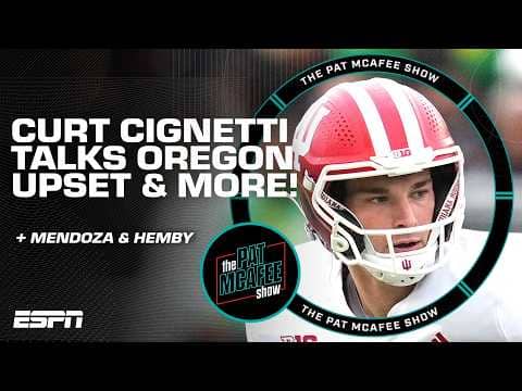 Curt Cignetti talks Oregon upset, Roman Hemby, transfer portal success & more! | The Pat McAfee Show