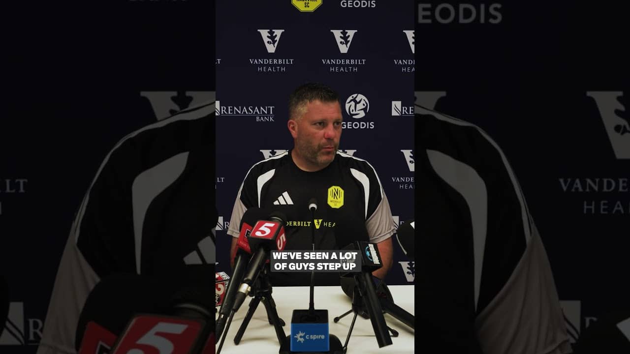 Consistency is key 🔑 #MLS #Nashville #soccer #pressconference #headcoach