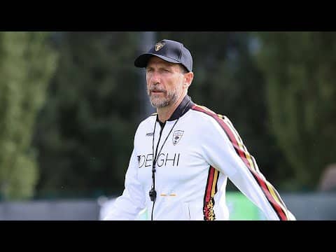 Intervista a mister Di Francesco al termine del ritiro