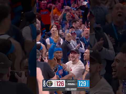 This is what Clutch Player of the Year looks like 🥶 #okcthunder