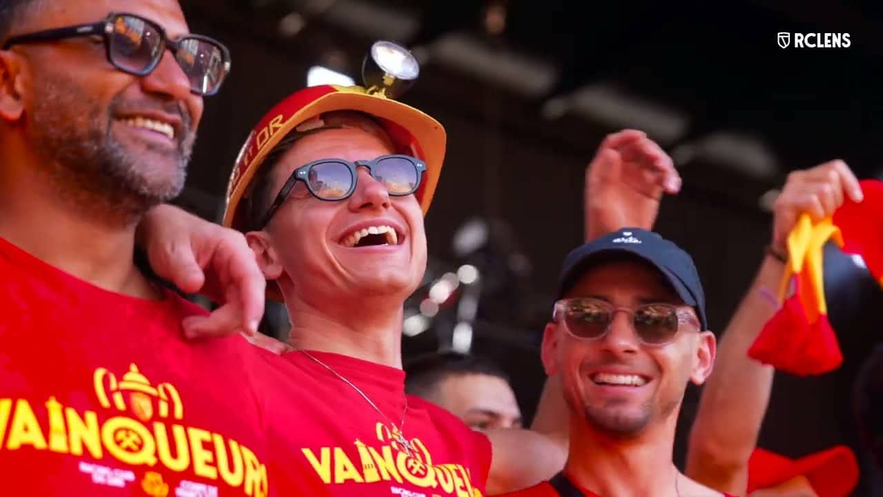 Remportée pour LENS, célébrée avec LENS ❤️💛