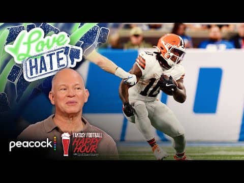 Believe in RBs Quinshon Judkins, Alvin Kamara in Week 5 | Fantasy Football Happy Hour | NFL on NBC