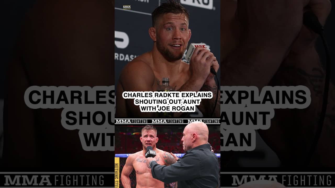 'She loves Joe Rogan': Charles Radkte shouts out aunt during interview with Joe Rogan at #UFC327