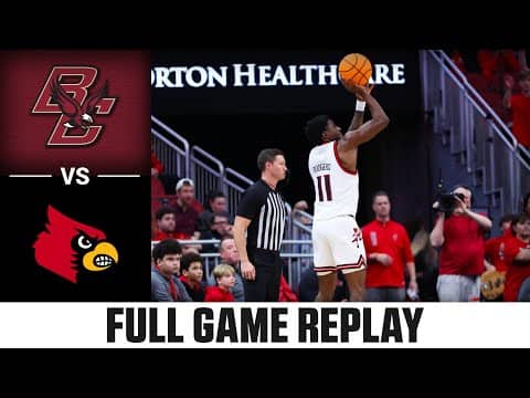 Boston College vs. Louisville Full Game Replay | 2025-26 ACC Men's Basketball