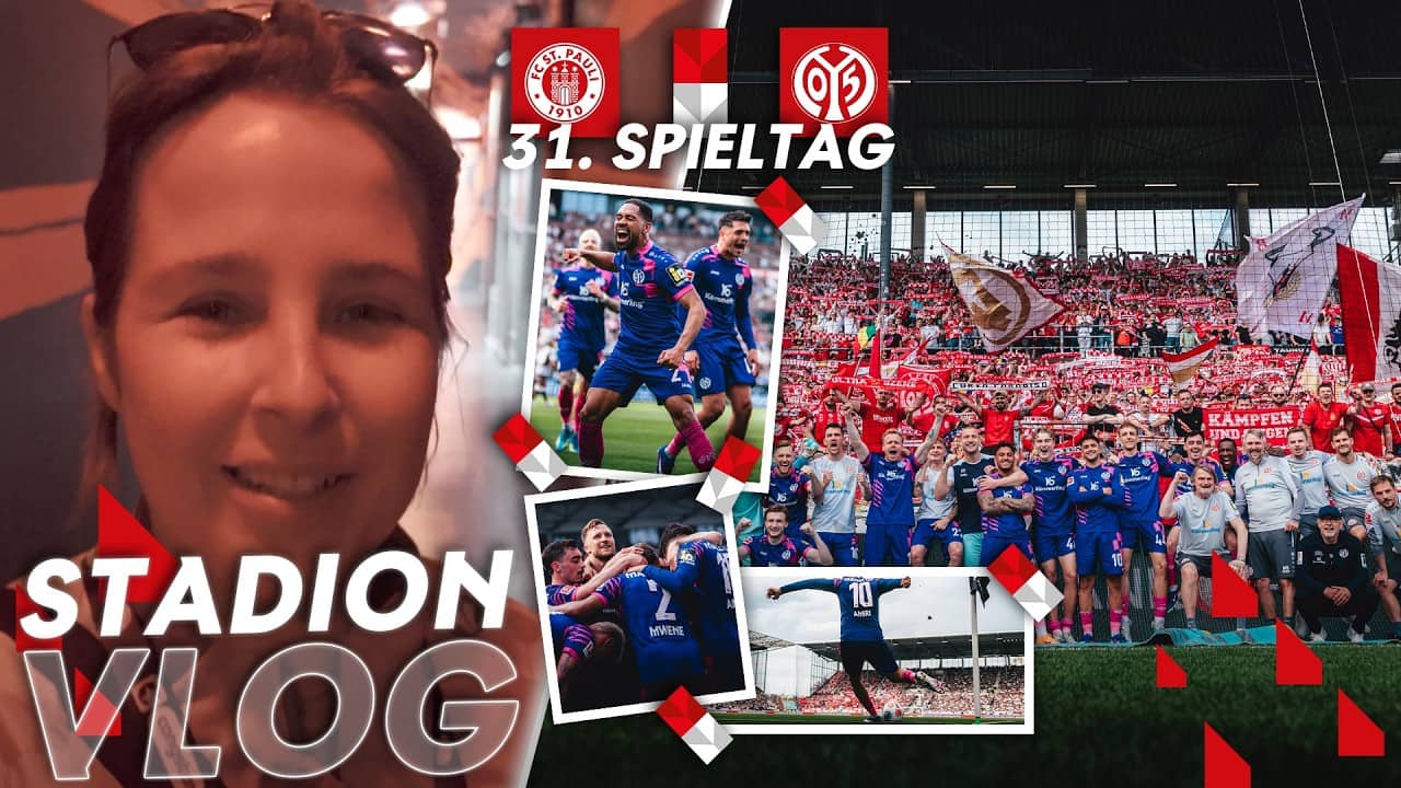 18 JAHRE BUNDESLIGA!!! ❤️🤍 FC ST. Pauli - 1. FSV Mainz 05 | ⚽ Stadion-VLOG 📹 | 25/26