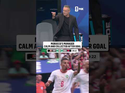 Mohamed Ouahbi loved that goal from Azzedine Ounahi 🇲🇦