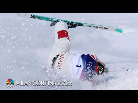 Top crashes, slips in freestyle skiing men's dual moguls | Winter Olympics 2026 | NBC Sports